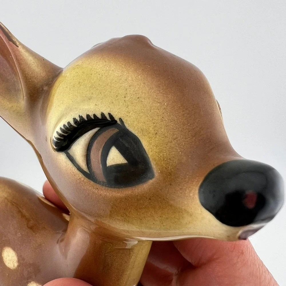 Vintage Disney Bambi Deer Figurine American Pottery Los Angeles 8.5